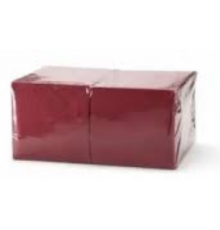 Салфетки бумажные 24*24см Big Pack 500шт бордо