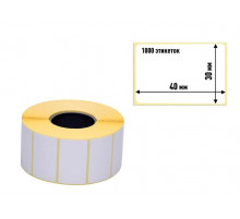 Термоэтикетка 40*30 1000 этикеток